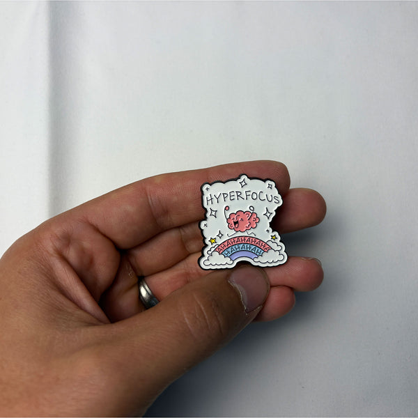 Hyperfocus ahaha - Pin Badge