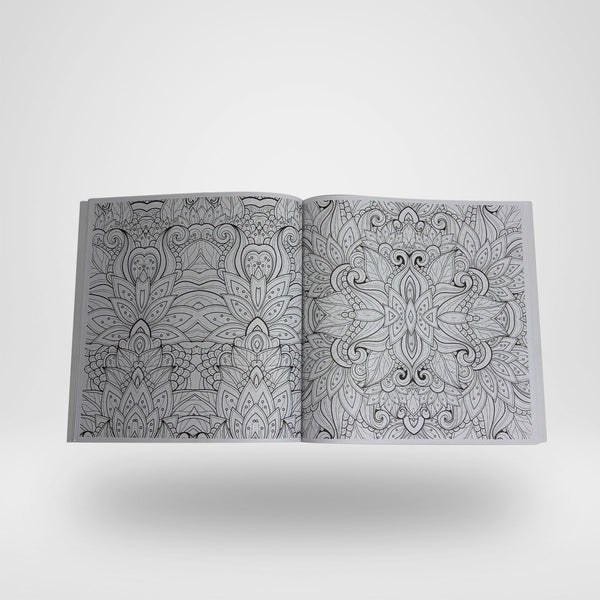 Colour Therapy Adult Colouring Books, Series 1 Floral Animal Pattern - Set of 3 Books