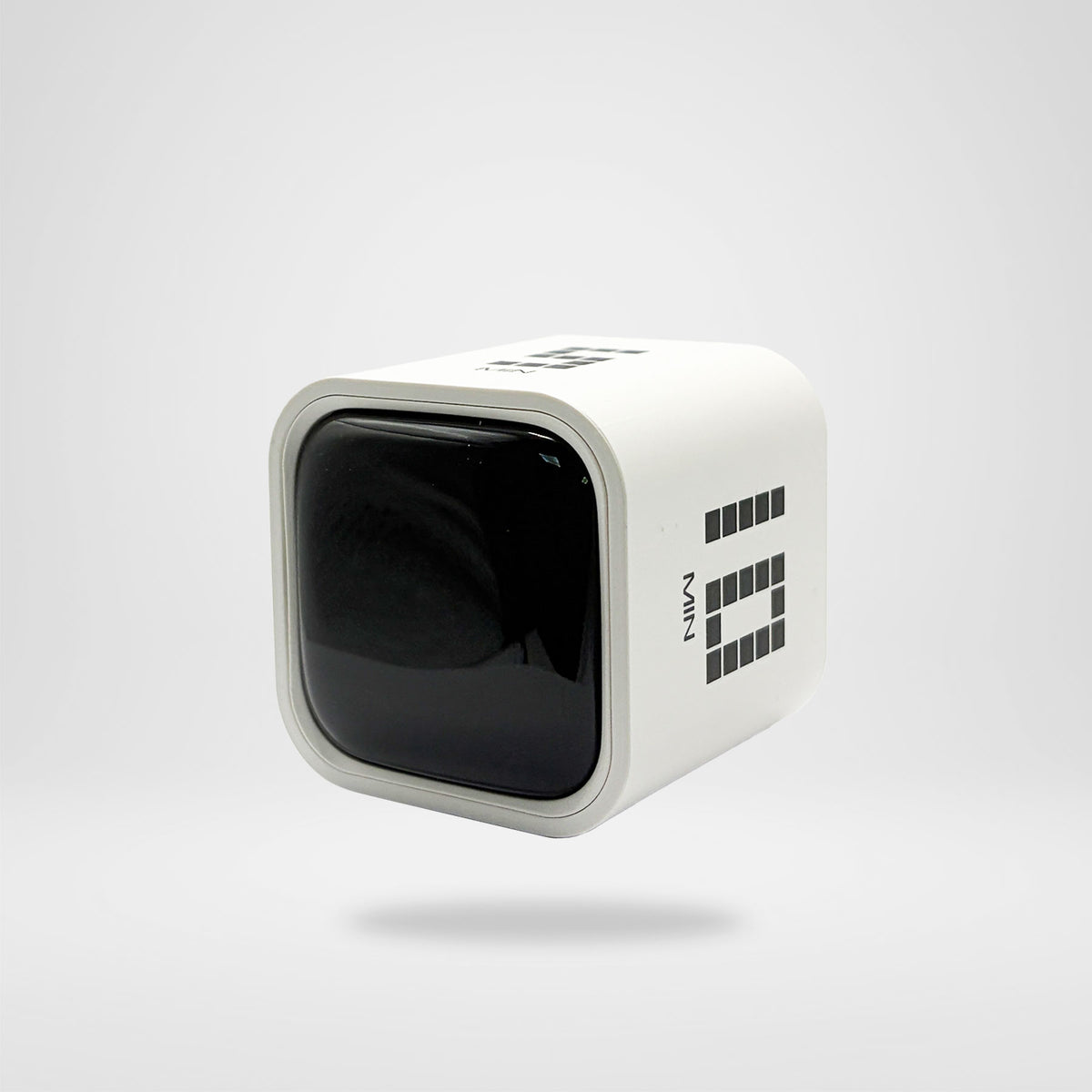 Cube Gravity Timer – Rechargeable USB-C, Arctic White