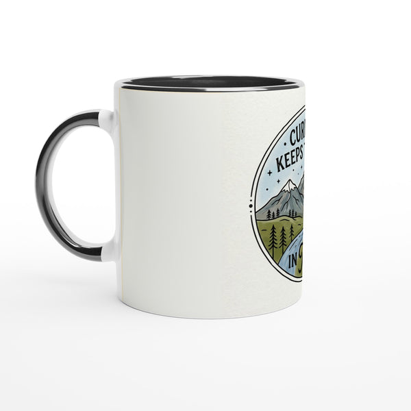 Curiosity Mountain Mug - Black