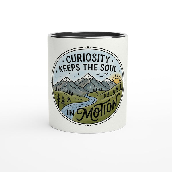 Curiosity Mountain Mug - Black