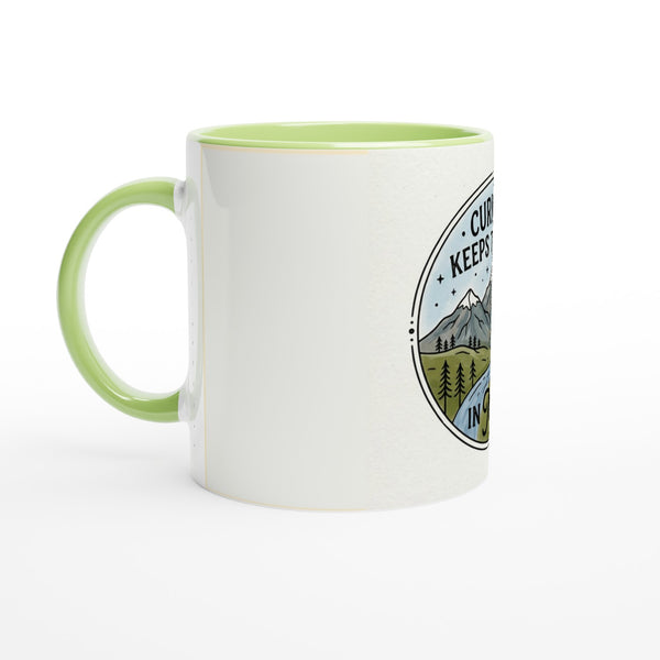 Curiosity Mountain Mug - Green
