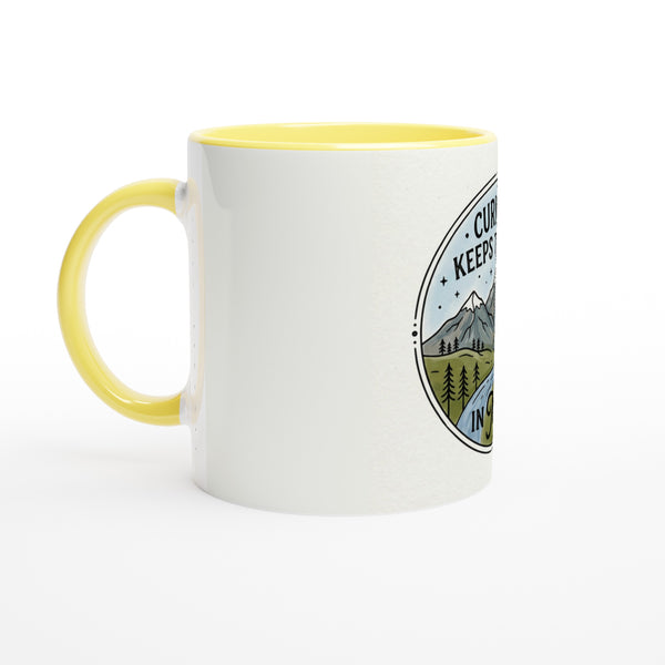 Curiosity Mountain Mug - Yellow