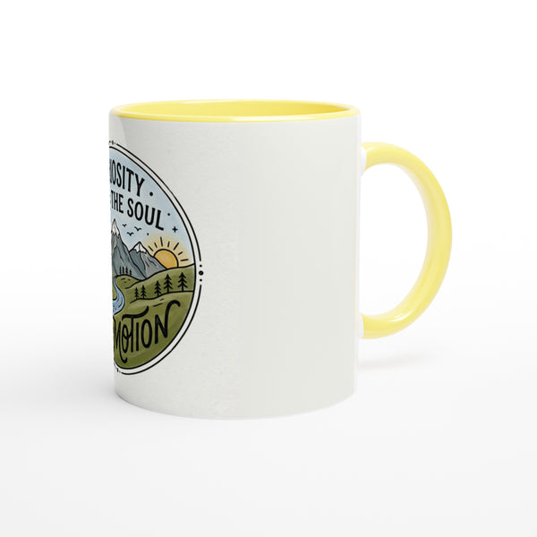 Curiosity Mountain Mug - Yellow