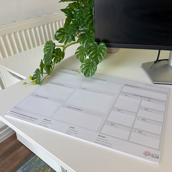 The Day Planner Desk Pad - A3 (Grey)