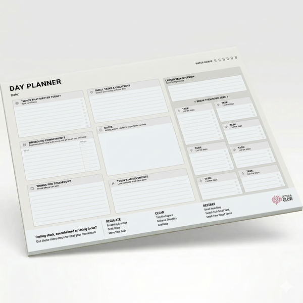 The Day Planner Desk Pad - A3 (Pink)