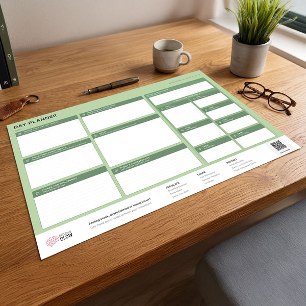 The Day Planner Desk Pad - A3 (Green)