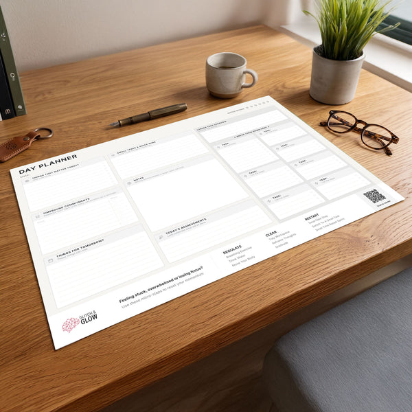 The Day Planner Desk Pad - A3 (Grey)