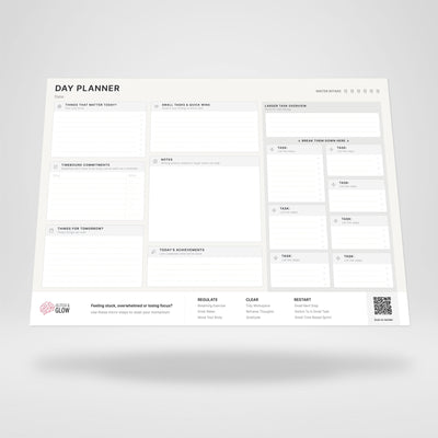 The Day Planner Desk Pad - A3 (Grey)