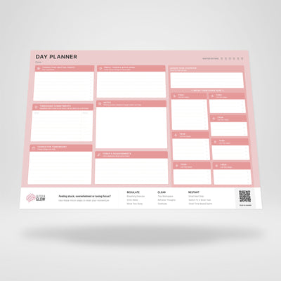 The Day Planner Desk Pad - A3 (Pink)