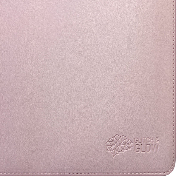 Vegan Leather Desk Mat - Pink (90cm × 40cm)