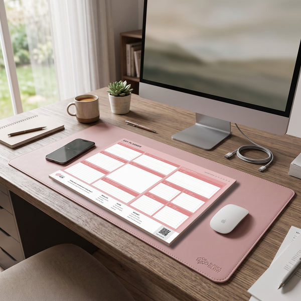 The Day Planner Desk Pad - A3 (Pink)