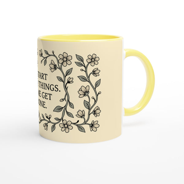 I Start Many Things Mug - Cream