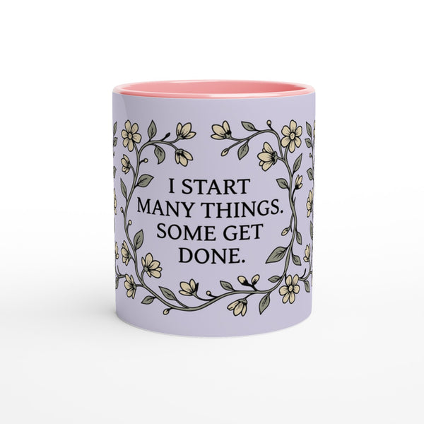 Floral Wreath Mug - Lavender