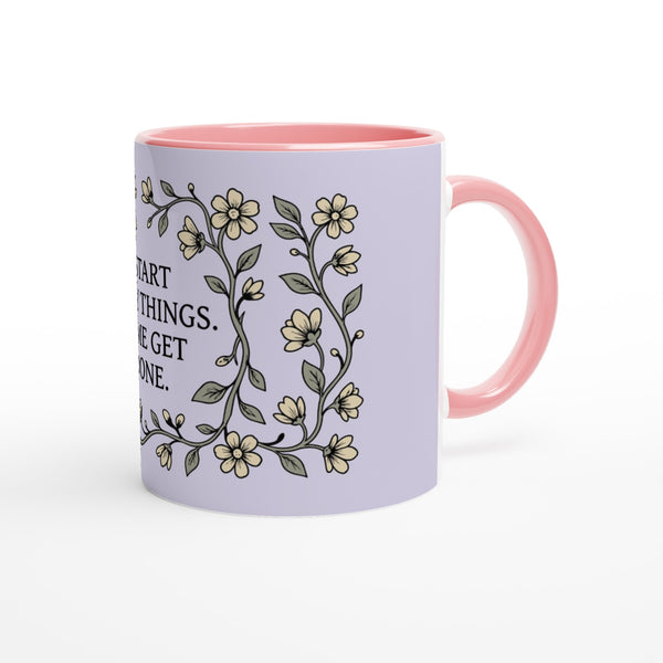 Floral Wreath Mug - Lavender