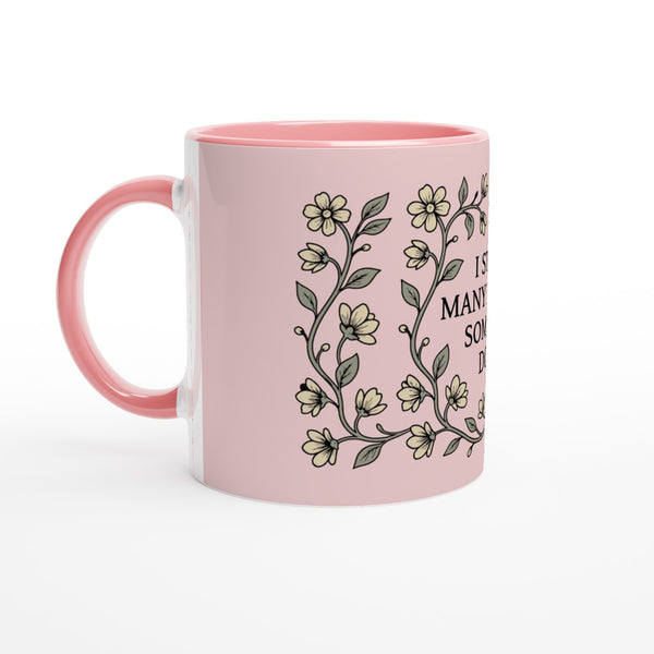 Floral Wreath Mug - Pink