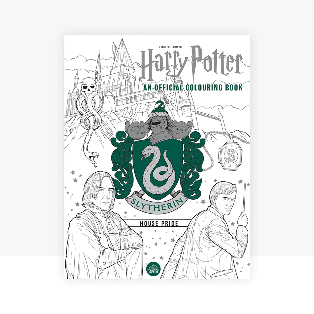 Harry Potter: Slytherin House Pride Official Colouring Book