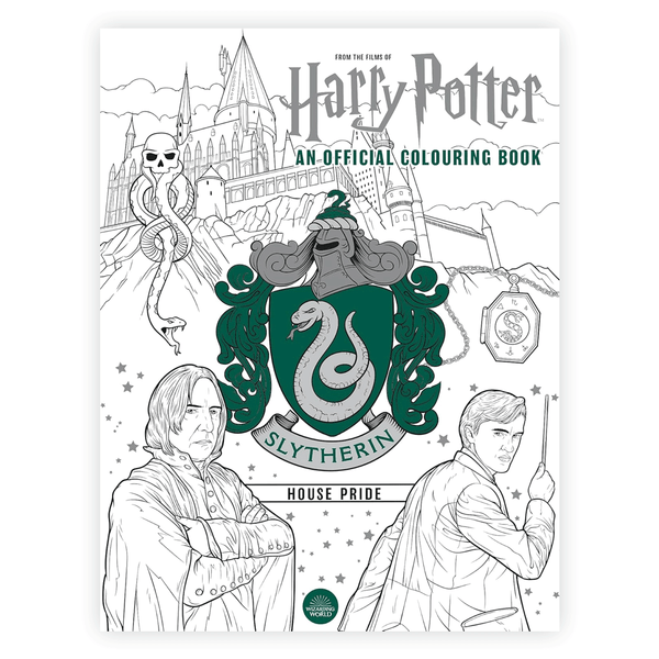 Harry Potter: Slytherin House Pride Official Colouring Book