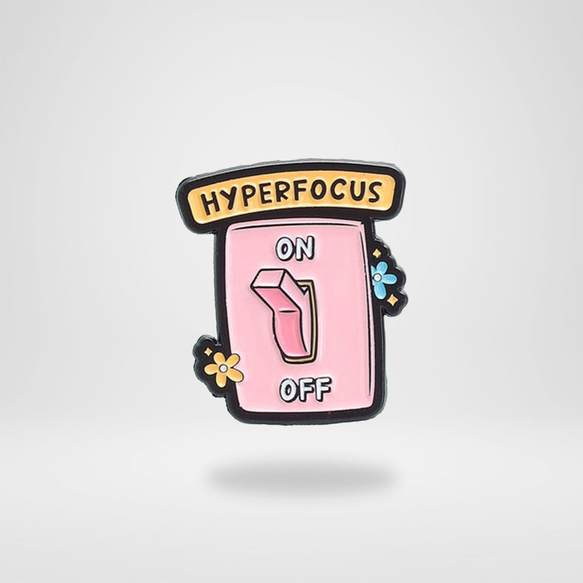Hyperfocus On/Off - Pin Badge