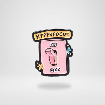Hyperfocus On/Off - Pin Badge