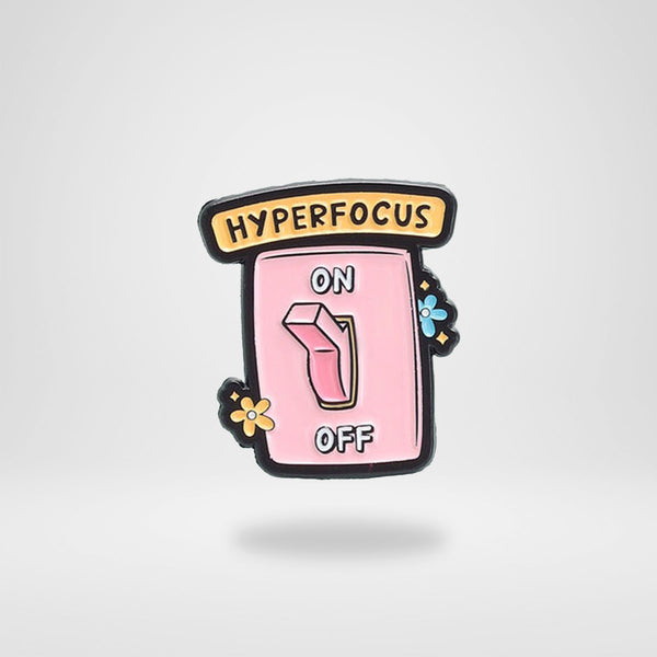 Hyperfocus On/Off - Pin Badge