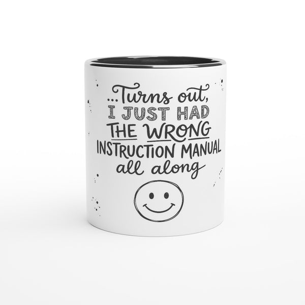 Instructions Quote Mug - Black