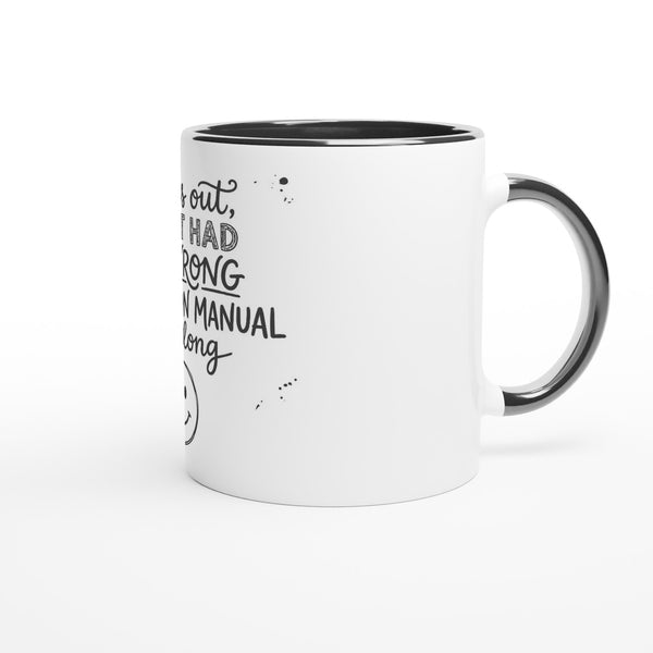 Instructions Quote Mug - Black