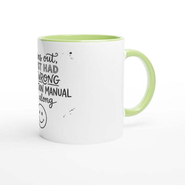 Instructions Quote Mug - Green