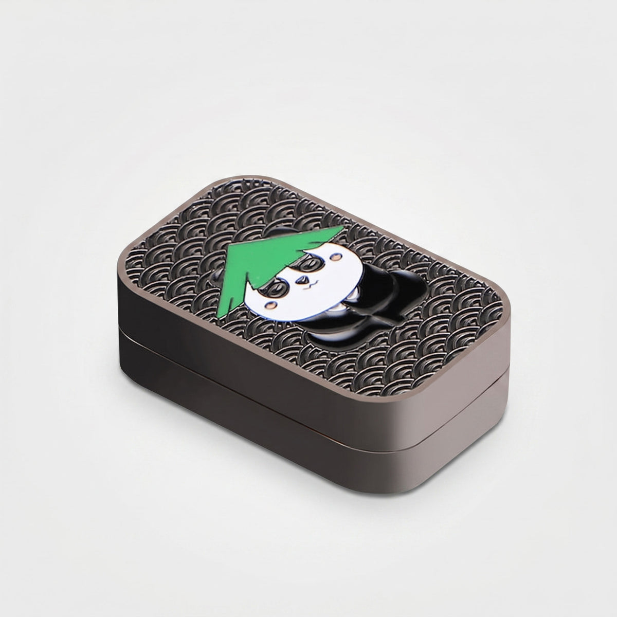 Panda Push Box - Magnetic Fidget Tile (Midnight Black)